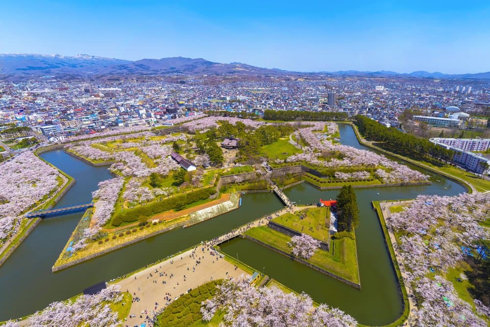 สวนสาธารณะโกเรียวคาคุ goryokaku park